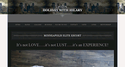 Desktop Screenshot of holidaywithhilary.com