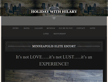 Tablet Screenshot of holidaywithhilary.com
